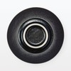 Mu-in Ryohin Mino-yaki Rice Bowl, Black Glaze, Approx. Diameter 12.7