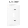 LuHuoLu Decorative Light Switch Cover Plate Retro Coffee Cup Bean