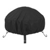ZONADAH Fire Pit Cover 48 Inch Heavy Duty Waterproof Round