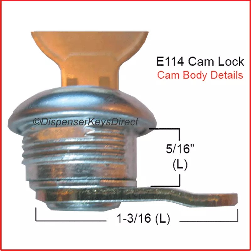 American Specialties Inc, (ASI) ASI - E114 Cam Lock Set