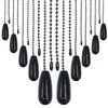 Hordion 10pcs Ceiling Fan Pull Chain Extender, 12.5 Inches Beaded