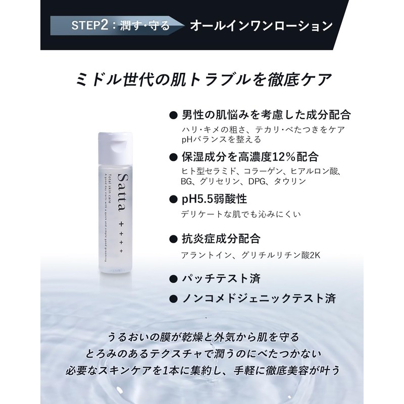 Satta Trial Set, Approx. 10 Day Supply, All-in-One Lotion &
