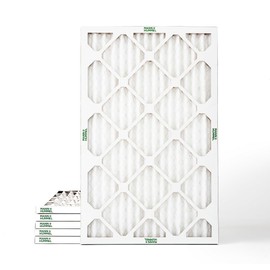 Mann+Hummel 16x25x1 MERV 8 Pleated HVAC AC Furnace Air Filters. 6 Pack. (Exact Size: 15.5 x 24.5 x 0.75 Inches)