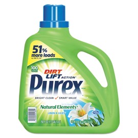 Purex 01134EA Ultra Natural Elements HE Liquid Detergent, Linen & Lilies, 150 oz Bottle