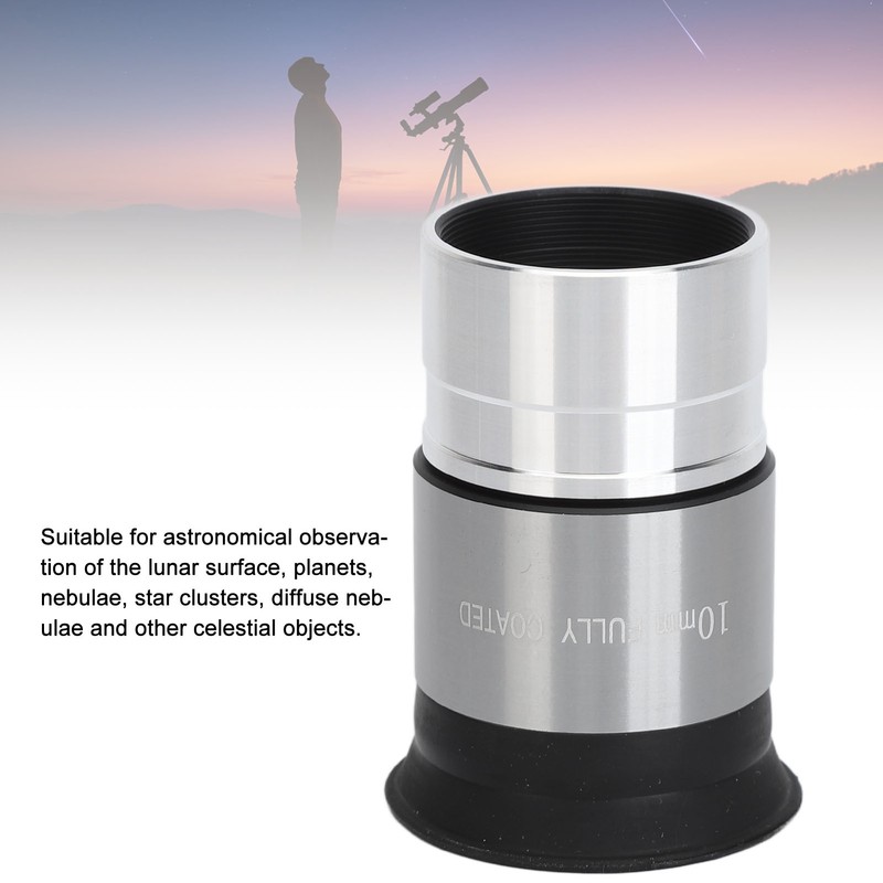 1.25in 10mm Telescope Eyepiece Fully MultiCoated Telescope Eyepiece for 1.25