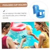 MERRYHAPY Drink Holder Clip Drinking Cup Holder for Above Ground