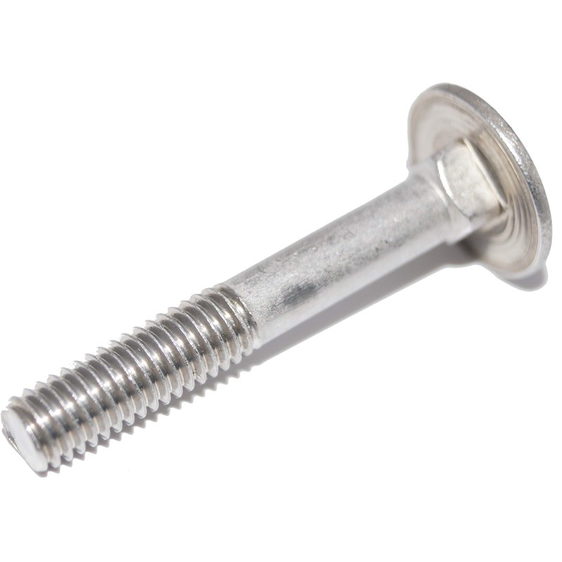 Carriage Bolts M8 x 180 Pack of 10 Round-Head Screws