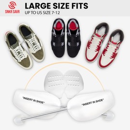 SNKR SAVR Sneaker Shoe Trees + Foam Crease Protectors (2 pairs/each)