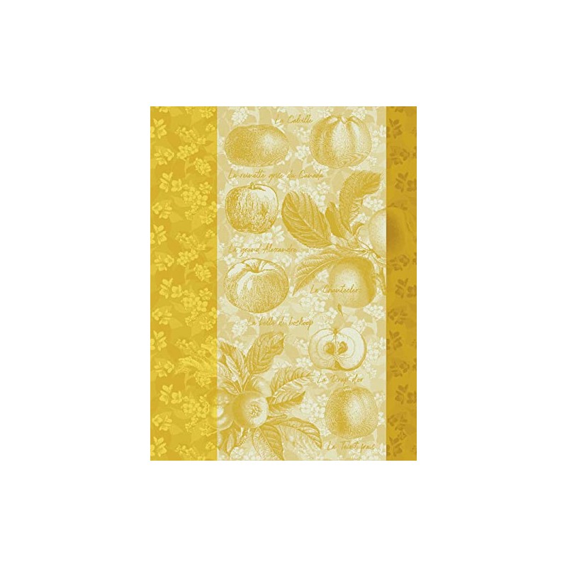 Le Jacquard Français 27509 Tea Towel Pommes A Croquer Golden