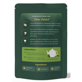 Dandelion Wolfberry Tea – Liver Cleanse, Detox & Repair, Kidney Detox – 100% Natural, Non-GMO, Premium Dandelion Root & Wolfberry Blend – 150 g (25 Tea Bags)