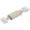 USB 3.0 U Disk Golden Aluminum Alloy ThreeInOne High Speed