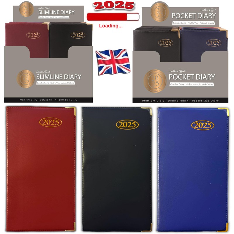 2025 POCKET DIARY - Week To A View - Soft