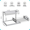 REALINN Under Sink Organizer, Pull Out Cabinet Organizer 2 Tier