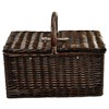Picnic at Ascot Buckingham Willow Picnic Basket with Service for