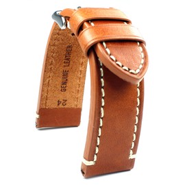 24mm Catalonia light brown Vintage Watchstrap