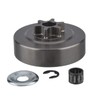 Cancanle 3/8 6T Clutch Drum Sprocket Washer E-Clip Kit for