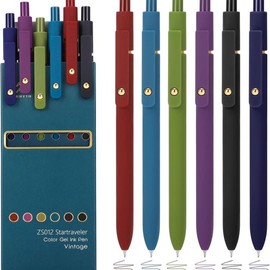 Colorful Gel Pens, 0.5mm Fine Point Retractable,Multi Colored Pens for Journaling and Sketching, Teacher Must Haves,Teacher School Supplies, Gifts