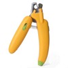 Pet Nail Clipper Safe Stainless Steel Blades Banana Shape Handle