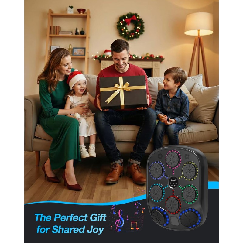 Turquvix Music Boxing Machine for Adults and Kids, Smart Bluetooth