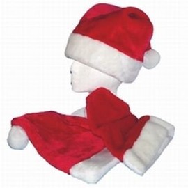 Plush Felt Santa Hat, Premium Quality Super Soft by Hayes