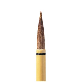 Akashiya Calligraphy Medium Brush White PM-100 No. 6 for Kanji Names