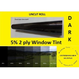 Intersolar® 35 % Uncut 40"x 100 Feet Window Tint Film 2 ply 10 yrs warranty Intersolar® usa