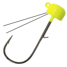 Reaction Tackle Shroom Jig 1/4 Chartreuse weedless