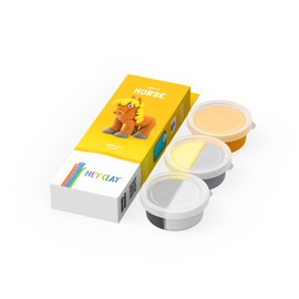 Hey Clay - DIY Animals (Horse) | Modeling Clay Craft Kit for Kids | Creative Arts and Crafts Toy | Educational and Fun Activity for Boys and Girls