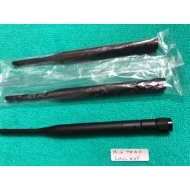 SonicWALL LOT 10 pcs SONICWALL Antenna RP-TNC Plug Connector ( BLACK  )ORIGINAL (BIG HEAD)