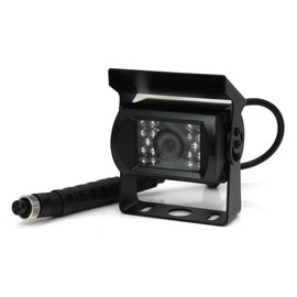 Elinz Reverse Reversing Camera Cam Rearview for Truck Caravan, CCD 4 PIN Heavy Duty, 600TVL, 120° Viewing Angle, 12V 24V, IR Night Vision, with 10M Cable, 2 Years Warranty