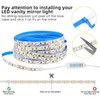 Lhdfyqt Set of 2 Dressing Table Light Strip, LED Strip