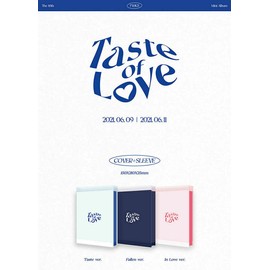 TwICE [TASTE OF LOVE] 10th Mini álbum [ FALLEN ] VER. CD+76p libro de fotos, tarjeta lenticular, tarjeta de gusto, tarjeta de posavasos, tarjeta de 5 fotos + tarjeta de regalo doble