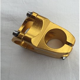 Aluminium BMX bike stem, stem 31.8 mm x 40 mm (1 1/8 inches) bike handlebar stem, Gold