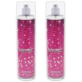 *PACK OF 2* ELECTRIFY by Paris Hilton for Women Body Fragrance Mist Spray 8.0 oz