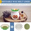 50 Pcs Wax Melt Liners, Wax Melt Warmer Liners, Leakproof