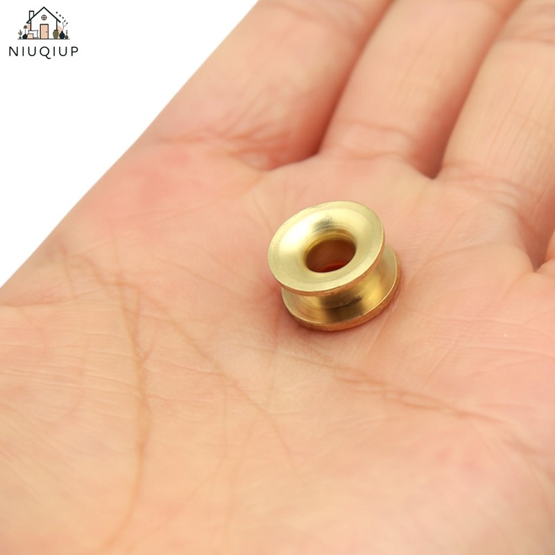 NIUQIUP Brass Trimmer Head Eyelets (10-Pack) - Durable Replacement Sleeves