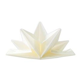 Fanxyware Servilletas de cena blancas de origami (desechables), paquete de 12, 23 x 15 pulgadas, papel de 3 capas. Nombre del estilo: Pop Gaze