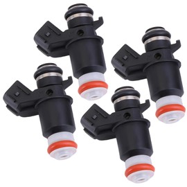 Laueily 4Pcs Fuel Injectors Spray Nozzles 15710-10G00 Compatible for GSX-R1000 2005-2006 Replaces 15710-14G00