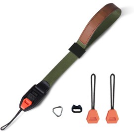 Luocute Correa de Muñeca para Cámara, Liberación Rápida Magnética Ajustable, para Cámaras Compatibles con Conector de Seguridad