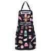 MYSOMY Funny Baking Aprons for Women - Beware Crazy Baking