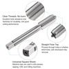 sourcing map Metric Tap and Drill Bit Set, M12 x