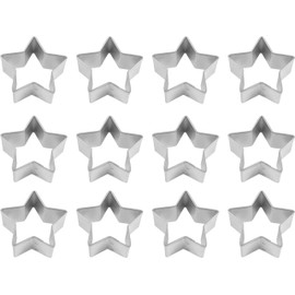 1 Dozen/12 Count Mini Stars 1.5 Inch Cookie Cutters from The Cookie Cutter Shop – Tin Plated Steel Cookie Cutters