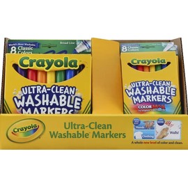 CYO587808 - Crayola Classic Washable Marker Set