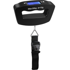 TRIXES Portable Digital Luggage Scales Travel Accessory with 12 Month Warranty