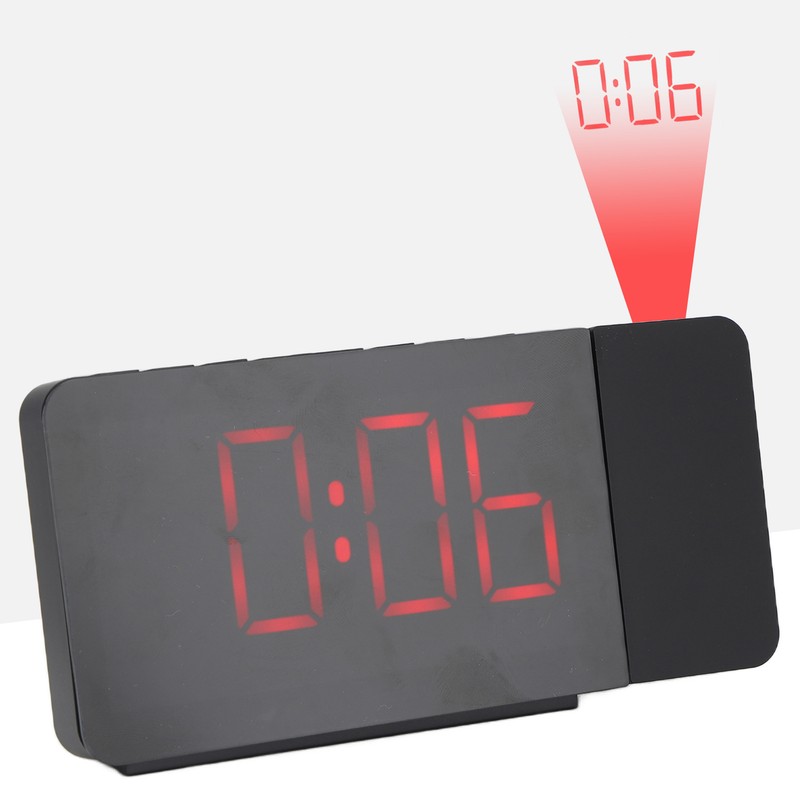 LED Projector Alarm Clock with FM Radio Snooze Function 4