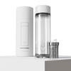 EVER VESSEL Glass Multi Tea Infuser Bottle 14oz - Double