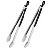 Grill Tongs, 17 Inch Extra Long BBQ Tongs, Premium Stainless