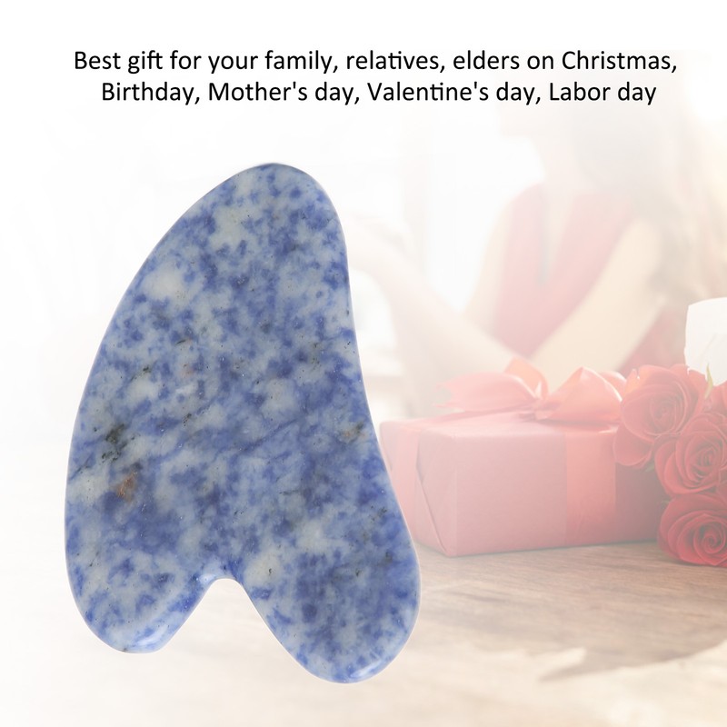 Multifunction Gua Sha Board Heart Shaped Smoothing Surfaces Facial Body