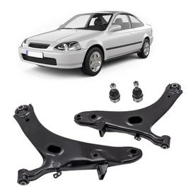 maXpeedingrods Front Lower Control Arms for Subaru Forester 2009-2013, for Subaru Impreza 2011-2014 with Ball Joint Assembly, 20202SC002