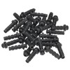 sourcing map 30pcs 3mm Strain Relief Cord Connector Cable Bushing